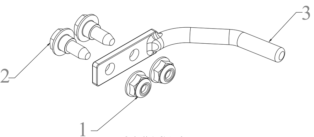 Hardware Pack - Boot Diagram and Parts List for 19B30031100 42-46-Inch Cub Cadet Lawn Tractor